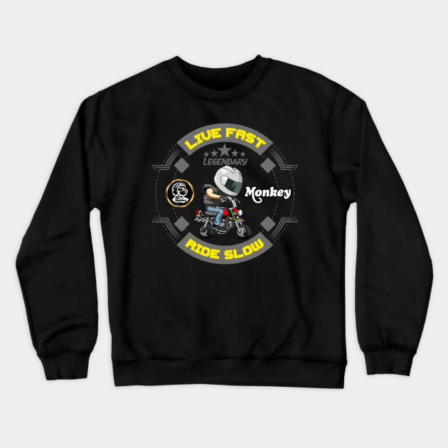 Honda Monkey legendary tshirt Crewneck Sweatshirt by wankedah